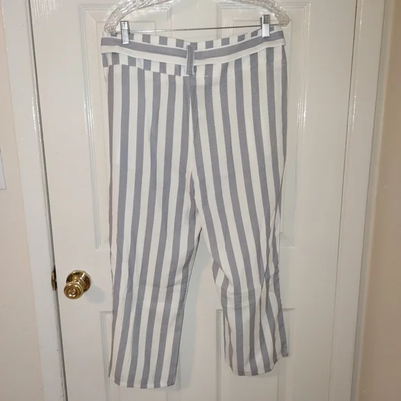 NWT Love University Thin Flowy Stripped Pants Size XL - Picture 3 of 8